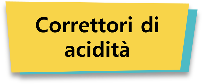 Correttori di acidità